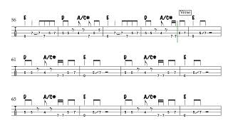 Hotel Hell - Skyhooks bass tab