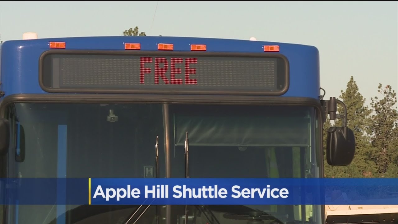 Shuttle Service Now Offered In Apple Hill To Reduce Traffic - YouTube