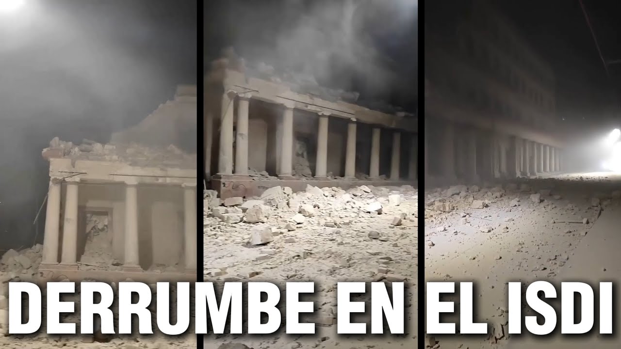🚨Nuevo derrumbe en el Instituto de Diseño de La Habana (ISDI)