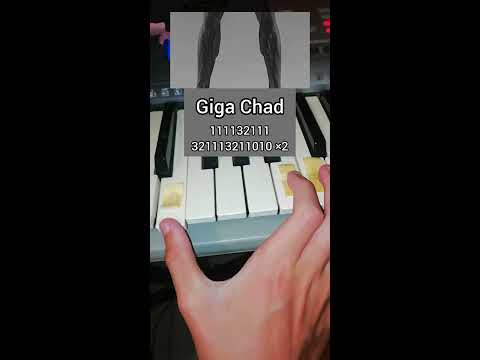 Giga Chad Theme - (Piano Tutorial) #shorts #piano - YouTube