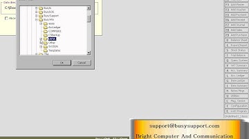 Set Data Directory in Busy 3 9