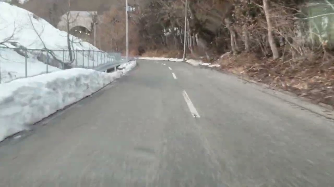 2026年3月1日 水窪ダムには、飛ばして行くと危険⚠️ #米沢市　#小さなヲジヤンの小さな旅 