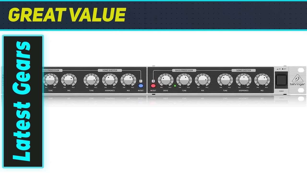 BEHRINGER SONIC EXCITER SX3040 ほぼ未使用 Behringer Sonic Exciter SX3040 V2 2-Channel Sound-Enhancement
