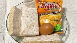 TIDAK PERLU MEMBELI DI LUAR LAGI, JIKA KAMU PUNYA TEMPE DAN TELUR!!