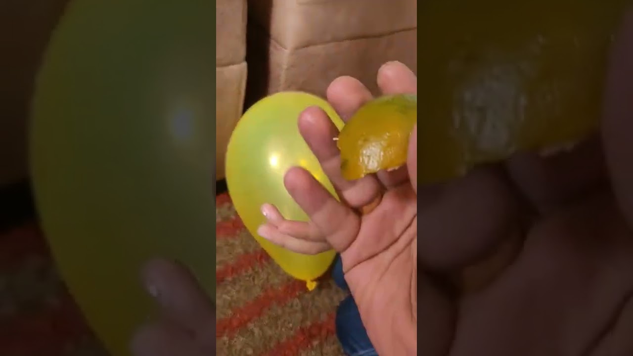 Balloon popping with orange 🍊 +🎈 