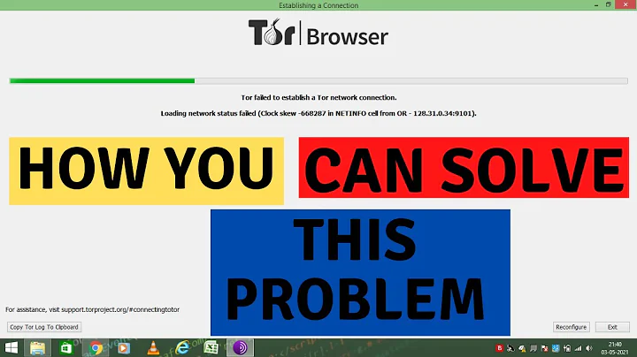 Tor Browser  Error Tor Failed To Establish A Network Connection