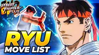 RYU MOVE LIST - Street Fighter EX2 Plus (SFEX2P)