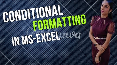 Advanced Conditional Formatting in Excel | Conditional Formatting in Excel in Hindi #exceltutorial