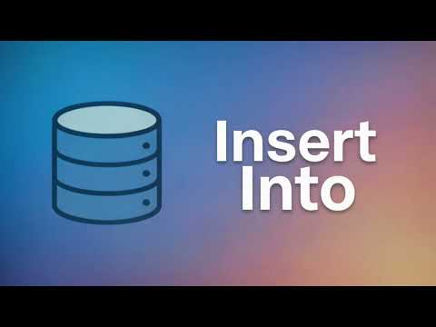 SQL - INSERT INTO Statement