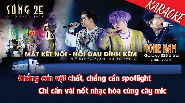 [KARAOKE] Mất Kết Nối x Nỗi Đau Đính Kèm - Dương Domic & Anh Tú Atus ft. RHYDER | TONE NAM
