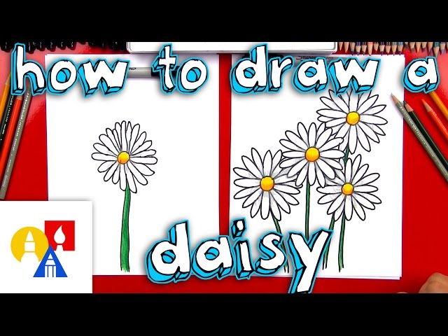 How To Draw A Daisy Step By Step For Kids