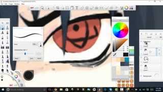 Drawing Sasuke Uchiha Sketchbook pro 7 screenshot 2