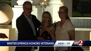 Winter Springs honors veterans, presents Hometown Hero Award
