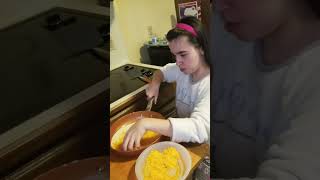 Making a cheese quesadilla part 1 2019