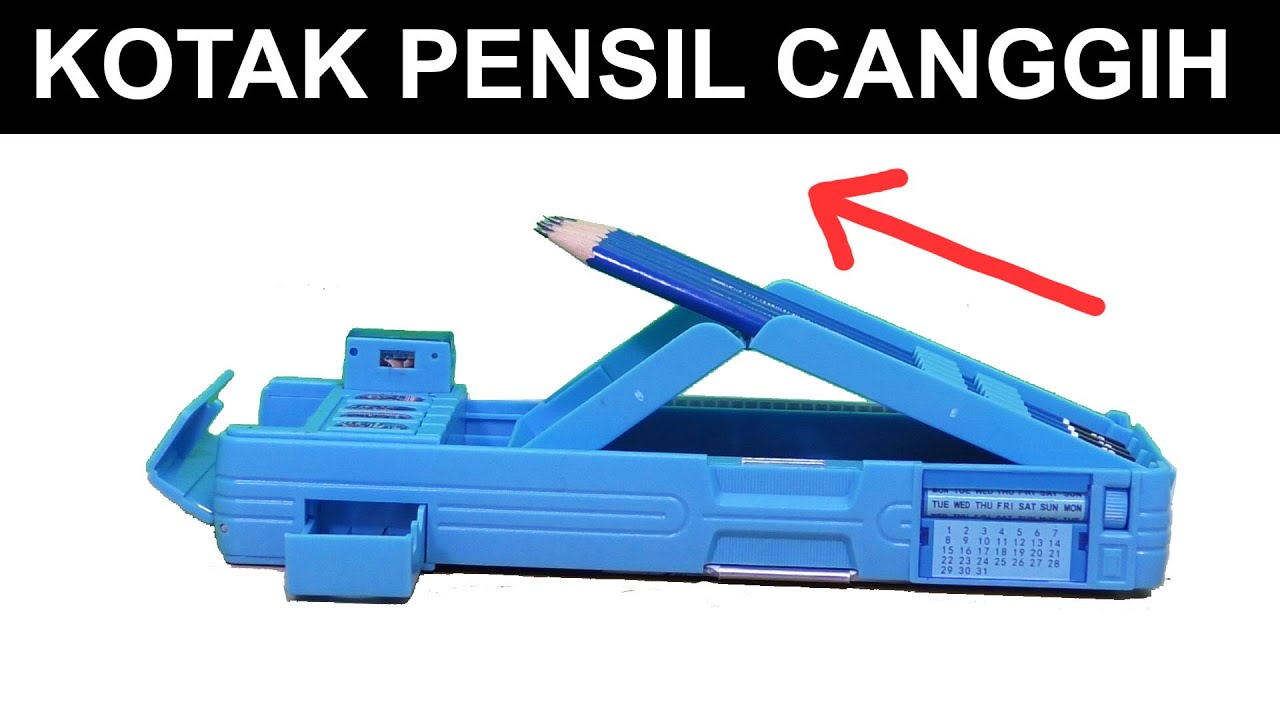 2 ALAT UNIK  KOTAK PENSIL MULTIFUNGSI DAN  CANGGIH  YouTube