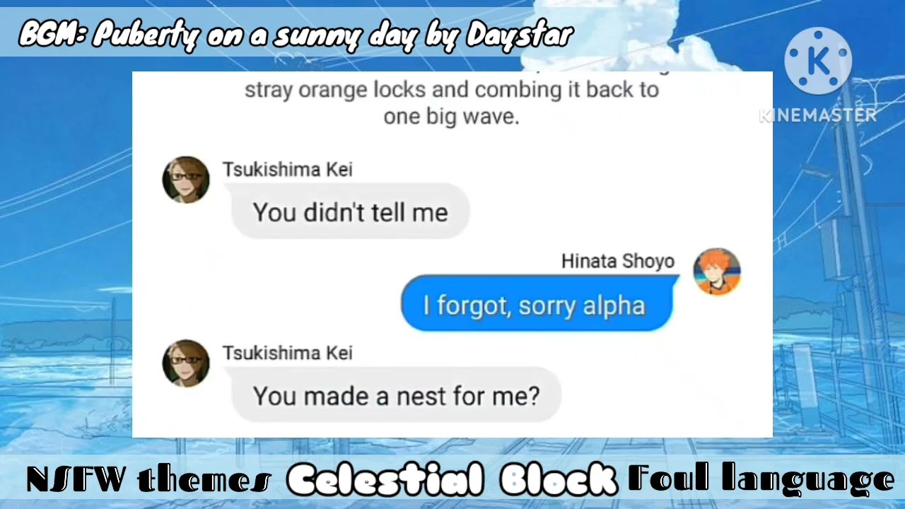 Жаркие объятия Хинаты • Омегаверс TsukiHina | Снег