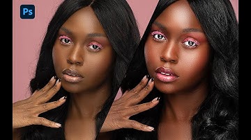 How to Skin Retouch in Less than 13 MINUTES using the FREQUENCY SEPARATION  Photoshop Tutorial