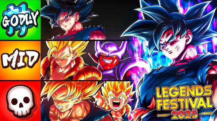MY FULL UNIT TIER LIST ON DRAGON BALL LEGENDS! (LEGENDS FEST '25 PART 1)