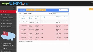 Search Feature - SMS enable your Landline with SMSCrm.me
