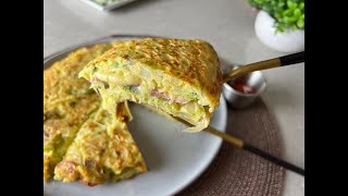 [SUB] Incredibly Delicious Cabbage Pie | Simple, Easy, and Healthy Cabbage Egg Recipe for Breakfast