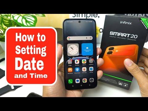 How to setting date and time on infinix smart 20 