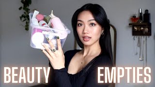 Beauty empties! | would I rebuy these 20+ items?