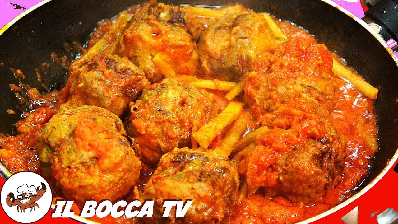 84 - Carciofi ripieni..basta l'odore e svieni! (sub ita/eng/esp) (ricetta golosa per la famiglia)