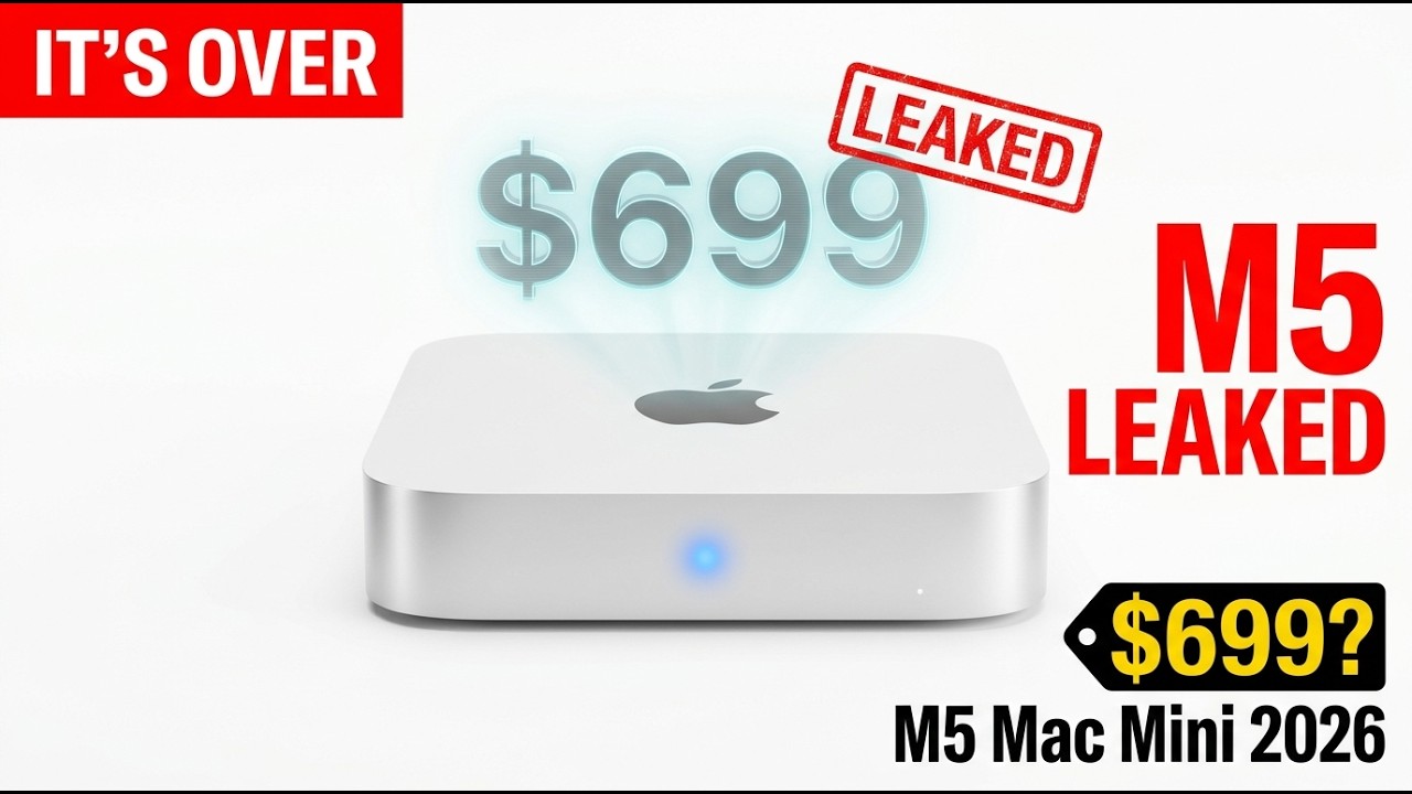 Why You Should STOP Buying the M4 Mac Mini (M5 $699 Price Leak