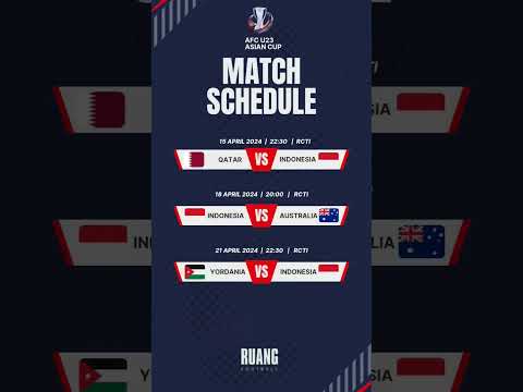 Jadwal Asian Cup U23 Qatar 2024 Grup A