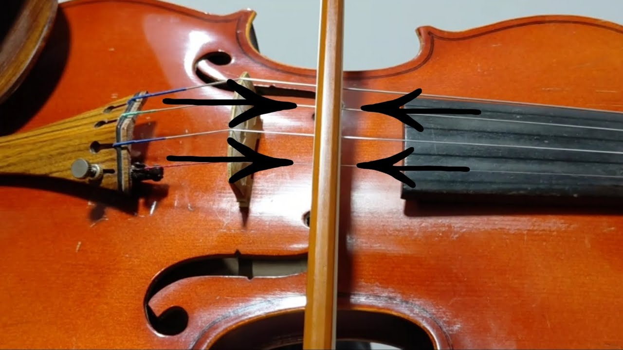Ponto de contato + arco reto no violino @SomenteCordas 