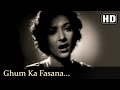 Ghum ka fasana  mela songs  dilip kumar  nargis  shamshad begum  filmigaane