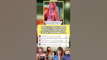 ITS SO SAD... #taylorswift #erastour