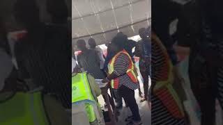 APC THUGS THREATENING THE VOTERS NOT TO VOTE ANY OTHER PARTY EXCEPT APC