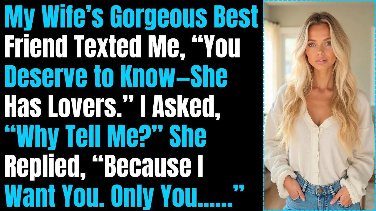 My Wife’s Gorgeous Best Friend Texted Me, You Deserve to Know—She Has Lovers.” I Asked, Why Tell Me?