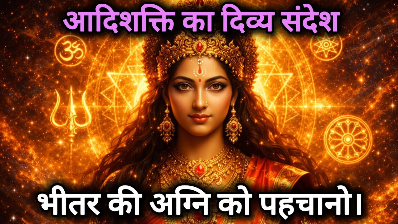  माँ आदिशक्ति का शक्तिशाली संदेश | अपनी भीतर की अग्नि को पहचानो | #AdishaktiMessage |