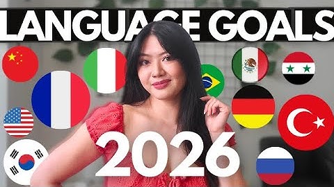 My 2026 Language Learning Goals 📚✨️