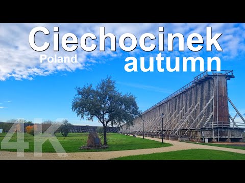 Ciechocinek graduation towers - autumn colors vol. 1 - POLAND Walking Tour