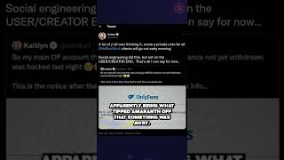 Amouranth gets hacked and loses $1 MILLION from Onlyfans!