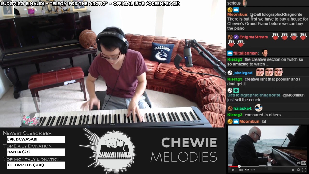 Ludovico Einaudi - Elegy for the Arctic First Listen Solo Rendition