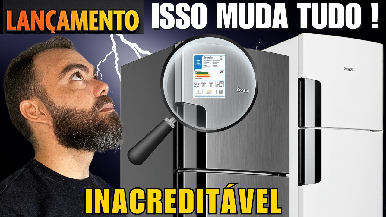 Nova Geladeira da CONSUL CRM44m chega com um GRANDE DIFERENCIAL ! Com 377 litros e mais… 