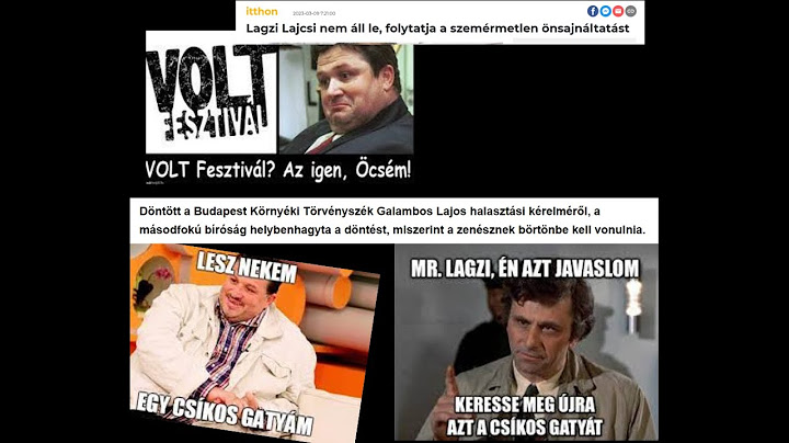 Lagzi Lajcsi börtönbe vonul...