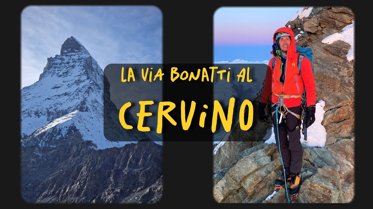 La via Bonatti al Cervino