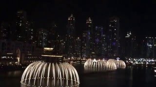 Dubai Dancing Fountain at Night -Hero Song Enrique Iglesias