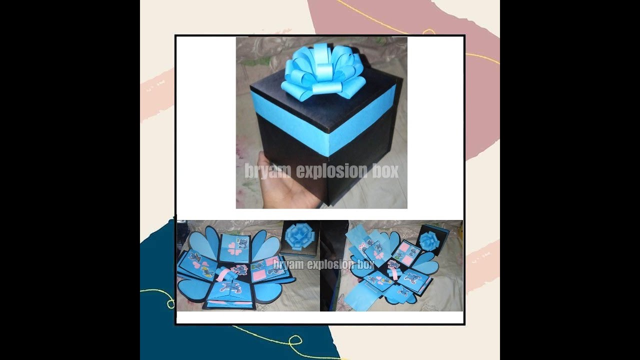 Explosion Box (Stitch) || Gift Ideas || Handmade Gift Ideas || Arts and ...