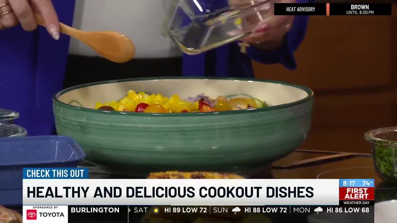 Karolin Saweres with My Nutrition & Me shares healthy cookout recipes