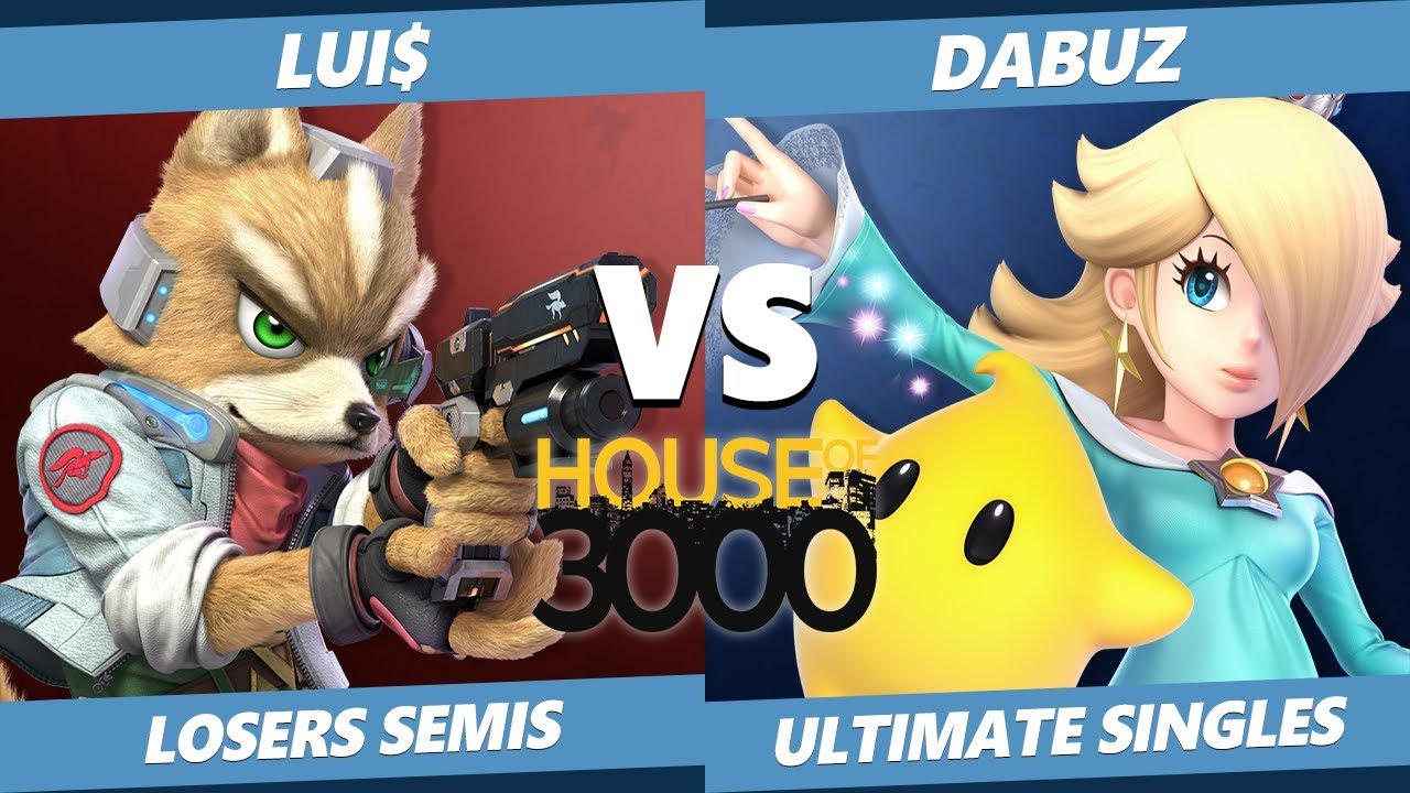 Smash Ultimate Tournament - Lui$ (Fox) Vs. Dabuz (Rosalina) SSBU Xeno 195 Losers Semis