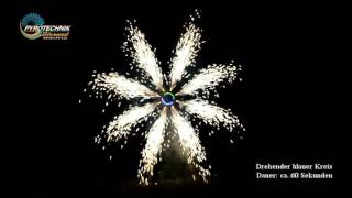 Lichtbild Blauer Kreis Drehend