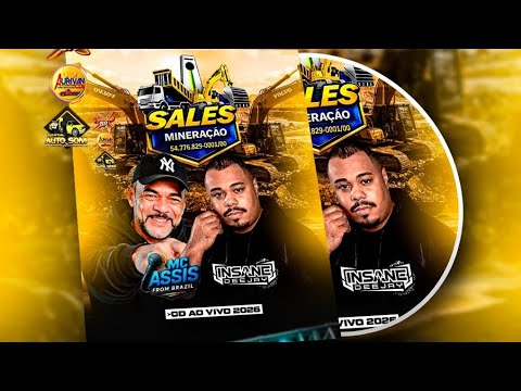 CD MINERACAO SALES LIVE mc assis insanedj ofc - Insane DJ Official - Imperatriz Paredoes