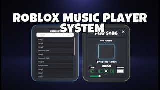 How to make an Advanced Music Player | FREE MODEL | Roblox Studio Tutorial screenshot 1
