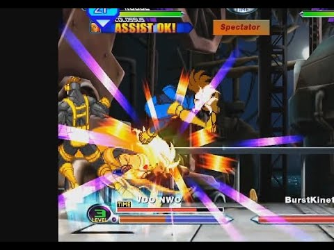 MvC2: VDO (Rogue/Col/Ken) vs Khaos (Sent/Storm/Cyke) 1 .:10.31.20:.
